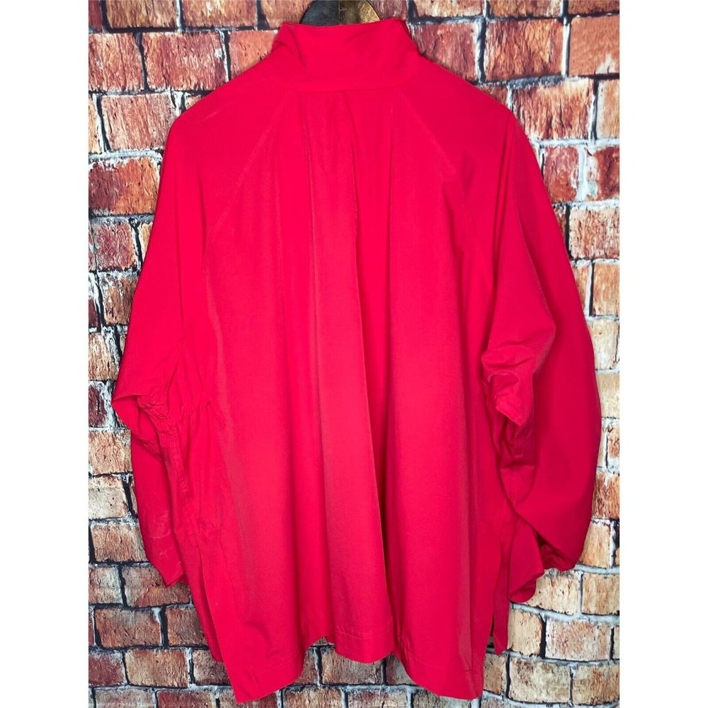 Fabletics Giana Jacket II Red Persimmon Sandalwood Water Resistant Women’s XL - Picture 5 of 7